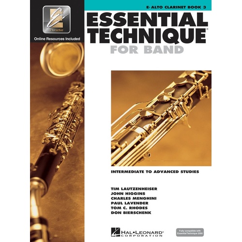 Essential Technique For Band Book 3 Alto Clar Eei (Softcover Book/CD)
