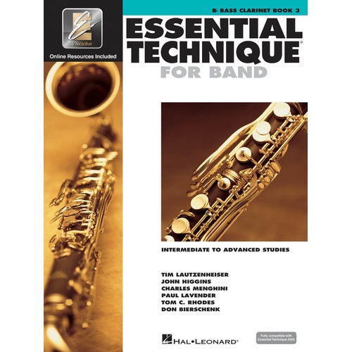 Essential Technique For Band Book 3 Bass Clar Eei (Softcover Book/CD)