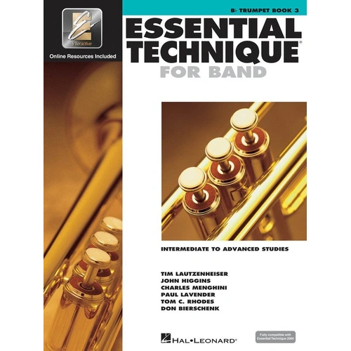 Essential Technique for Band with EEi - Trumpet Book 3 by Hal Leonard