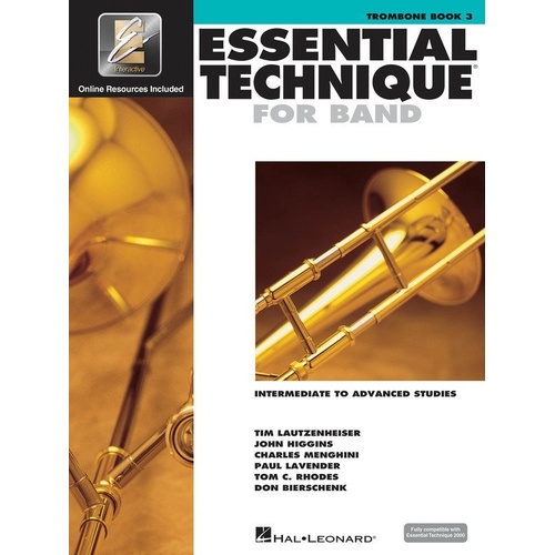 Essential Technique for Band with EEi - Trombone Book 3 by Hal Leonard