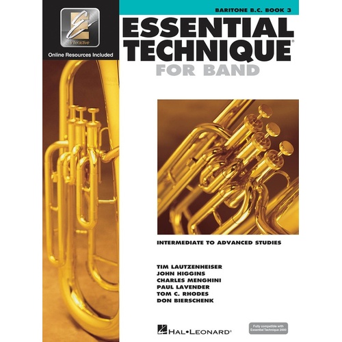Essential Technique For Band Book 3 Baritone Bc Eei (Softcover Book/CD)