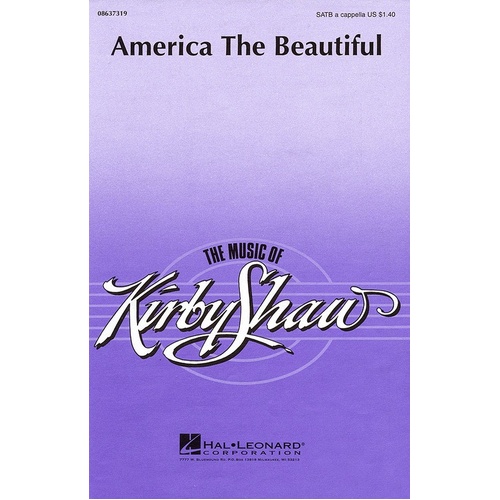 America The Beautiful SATB A Cappella (Octavo)