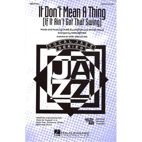 It Dont Mean A Thing If SSA (Octavo)