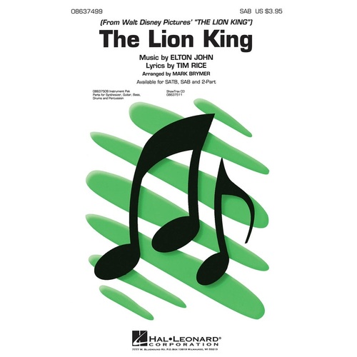 Lion King Medley SAB (Octavo)