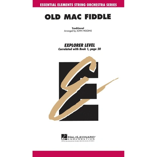 Old Mac Fiddle SO0.5 SC/PTS - Essential Elements String Explorer for String Orchestra