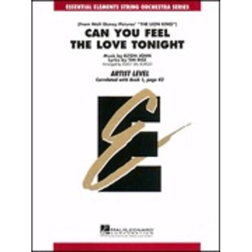 Can You Feel The Love Tonight Essential Elements String Orchestra 1-2 Score/Parts (Pod) (Music Score/Parts)