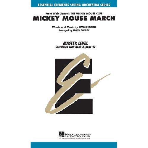Mickey Mouse March Eeso2 (Music Score/Parts)