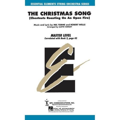 Christmas Song Eemst So2.5 (Music Score/Parts)