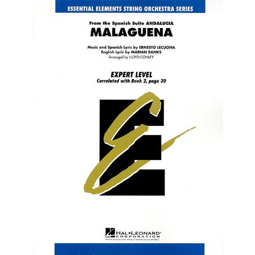 Malaguena Gr 1-5 Essential Elements String Orchestra Expert Level1.5 (Music Score/Parts)