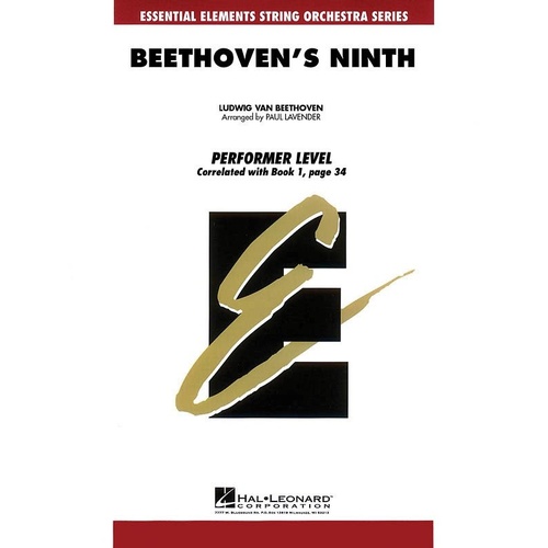 Beethoven's Ninth EESTR1-1.5 String Orchestra Arrangement by Paul Lavender
