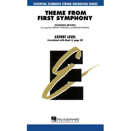 Theme From First Symphony Essential Elements String Orchestra So2 (Music Score/Parts)
