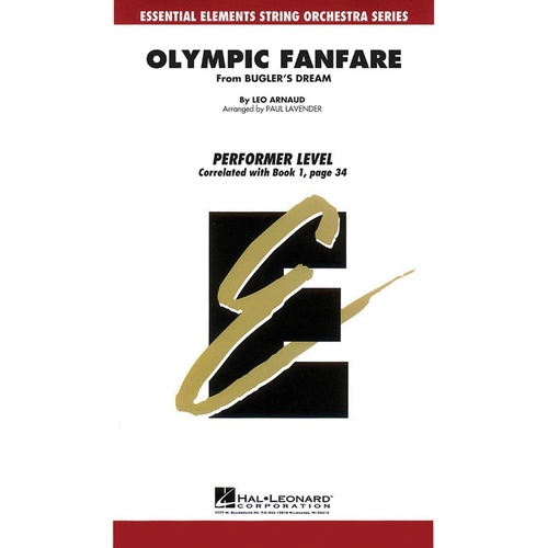 Olympic Fanfare Essential Elements String Orchestra 1-2 (Music Score/Parts)