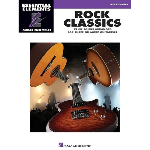 Rock Classics EE Guitar Ensemble for Late Beginners