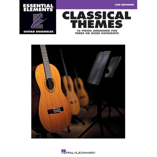 Classical Themes Late Beg Guitar Ensemble Essential Elements (Softcover Book)