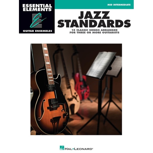 Jazz Standards Guitar Ensemble Essential Elements (Softcover Book)