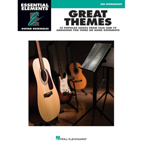 Great Themes Guitar Ensemble Mid Intermediate Essential Elements (Softcover Book