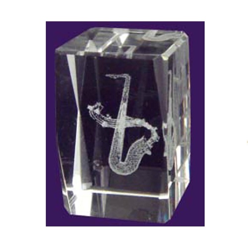Crystal Paper Weight 30x45 Sax