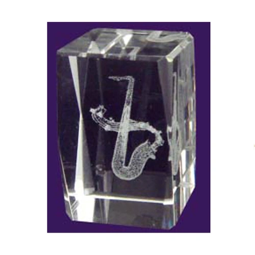 Crystal Paper Weight 30x45 Sax