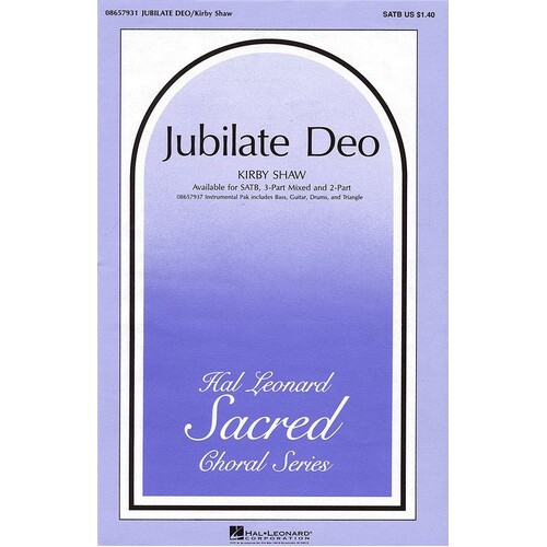 Jubilate Deo SATB (Octavo)