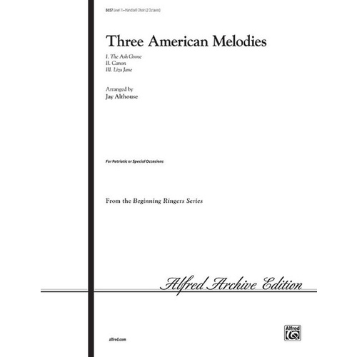 Three American Melodies Handbell Sheet Music