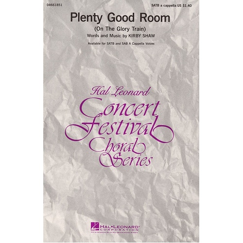 Plenty Good Room Unacc SATB (Octavo)