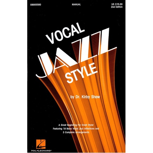 Vocal Jazz Style Cassette (CD Only)