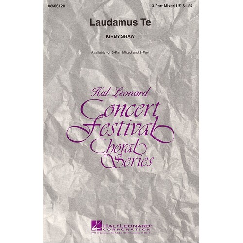 Laudamus Te 3 Pt Mixed