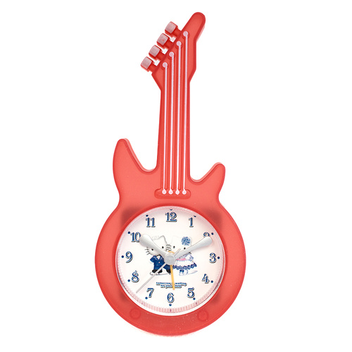 Electric Guitar Red Alarm Clock