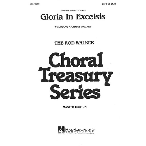 Gloria In Excelsis SATB (Octavo)