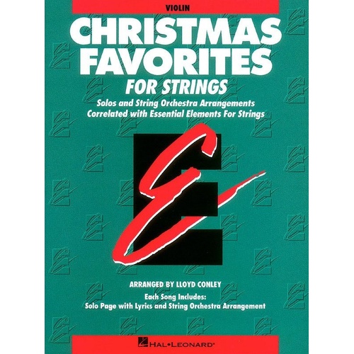 Essential Elements Christmas Favorites for Strings - Violin