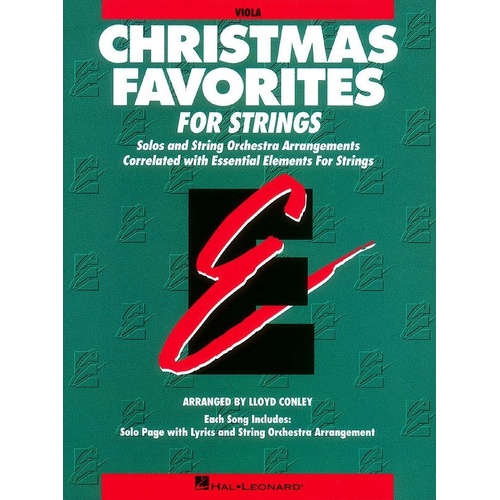 Essential Elements Christmas Favorites for Viola