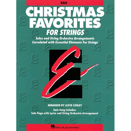 Essential Elements Christmas Favorites Strings Double Bass (Softcover Book)