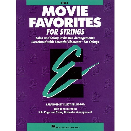 Essential Elements Movie Favorites for Viola Strings