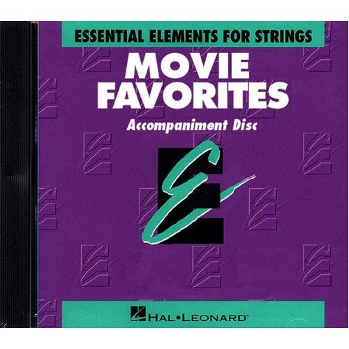 Essential Elements Movie Favorites Strings CD Accomp (CD Only)