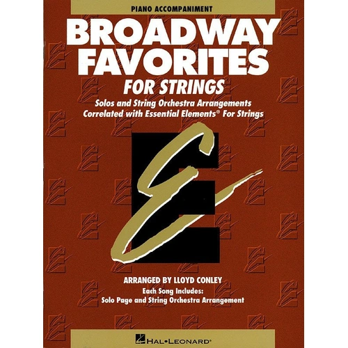 Essential Elements Broadway Favorites for Strings - Piano Accompaniment