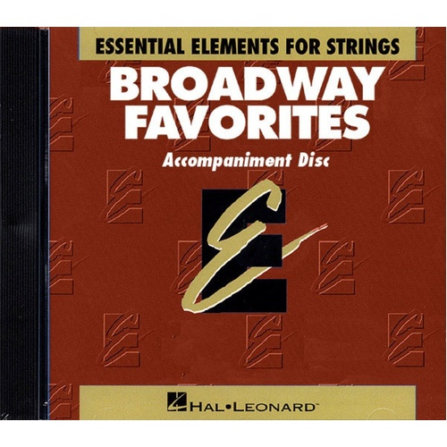 Essential Elements Broadway Favorites For Strings CD (CD Only)