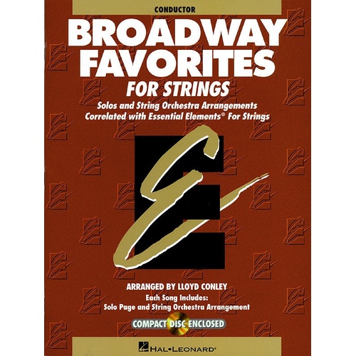 Essential Elements Broadway Favorites For Strings Value Pak (Music Score/Parts)