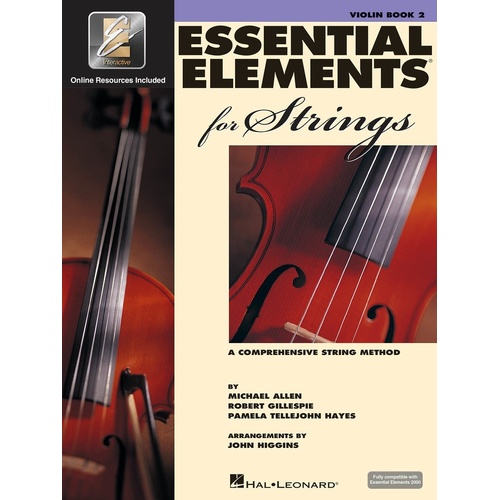 Essential Elements For Strings Book 2 Violin Eei (Softcover Book/Online Audio)