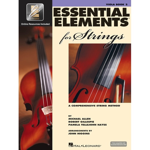 Essential Elements For Strings Book 2 Viola Eei (Softcover Book/Online Audio)