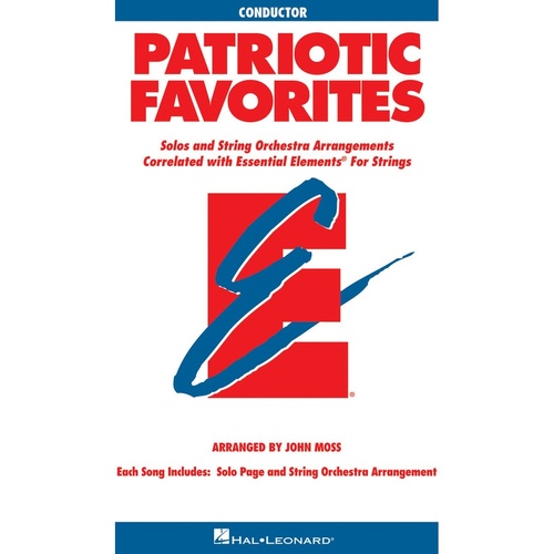 Essential Elements Patriotic Favorites Strings CD Accomp (CD Only)