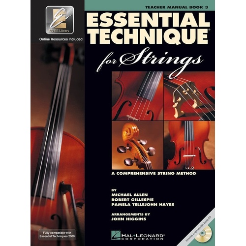 Essential Technique for Strings with EEi - Teacher Book 3