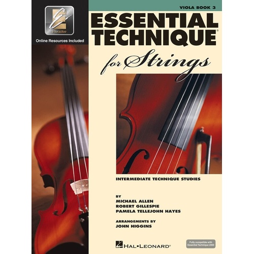 Essential Technique for Strings Book 3 Viola EEi