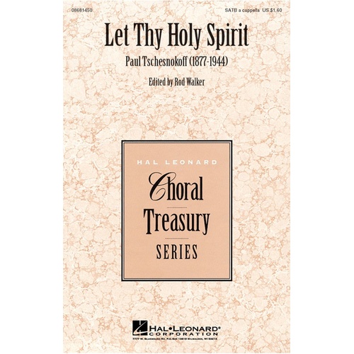 Let Thy Holy Spirit SATB (Octavo)