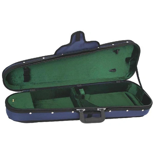 FPS Shaped Violin Case Woodshell Suspension 1/4 Size Navy Blue