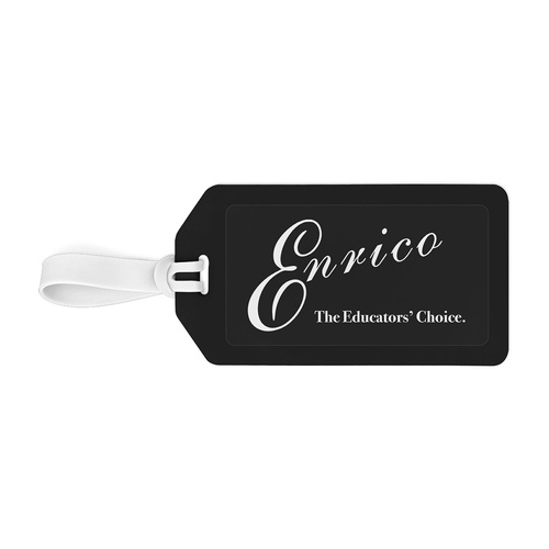 Enrico Black Name Tag for Instrument Case