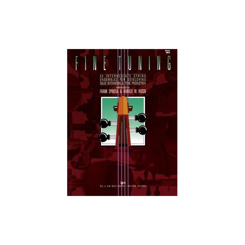 Fine Tuning Violin - 50 Short Pieces for Intermediate Ensembles, Arranged by Frank Spinosa & Harold W. Rusch, 40 Pages