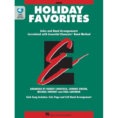 Essential Elements Holiday Favorites for Flute
