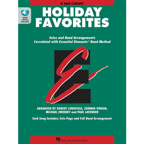 Holiday Favorites Bass Clarinet Ee