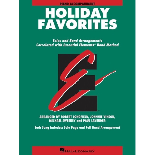 Essential Elements Holiday Favorites - Piano Accompaniment