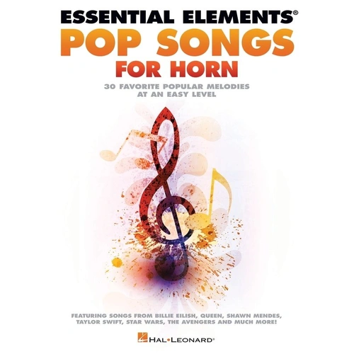 Essential Elements Pop Songs for Horn by Hal Leonard